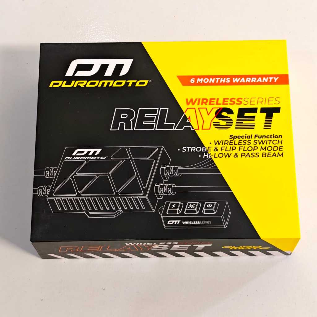 Relay dan saklar wireless Duromoto