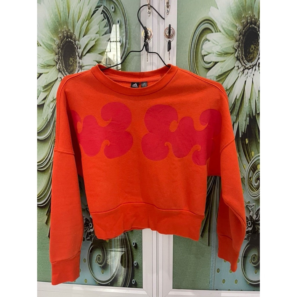 preloved Switer Crop top Adidas X Marimeko