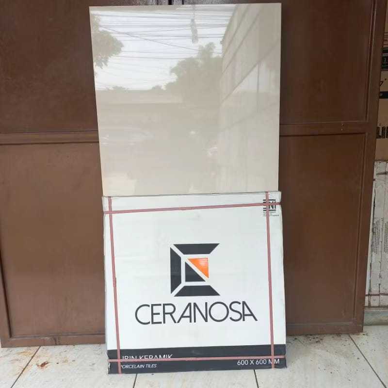 Granit Lantai 60x60 Cream Polos | Ceranosa | Kw1