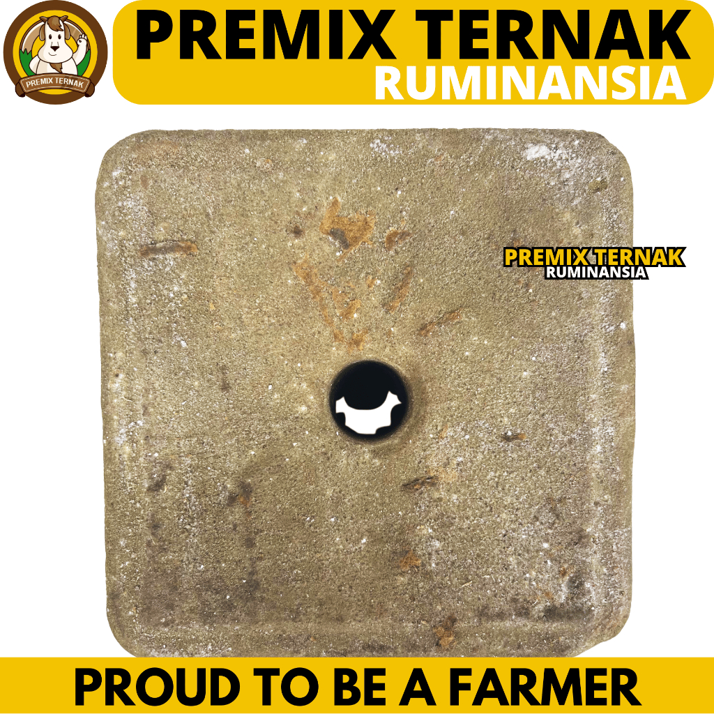 MINERAL BLOK CALPHOS 10 KG - MINERAL BLOK KAMBING PERAH  - MINERAL BLOK SAPI PERAH