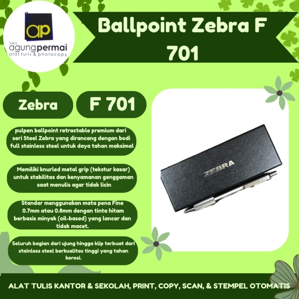 Ballpoint Zebra F 701