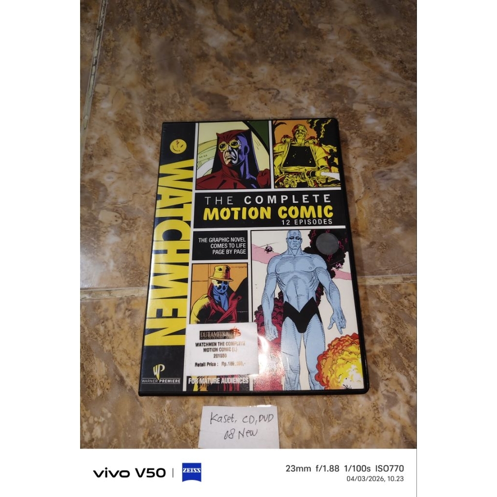 Kaset DVD WATCHMEN - THE COMPLETE MOTION COMIC