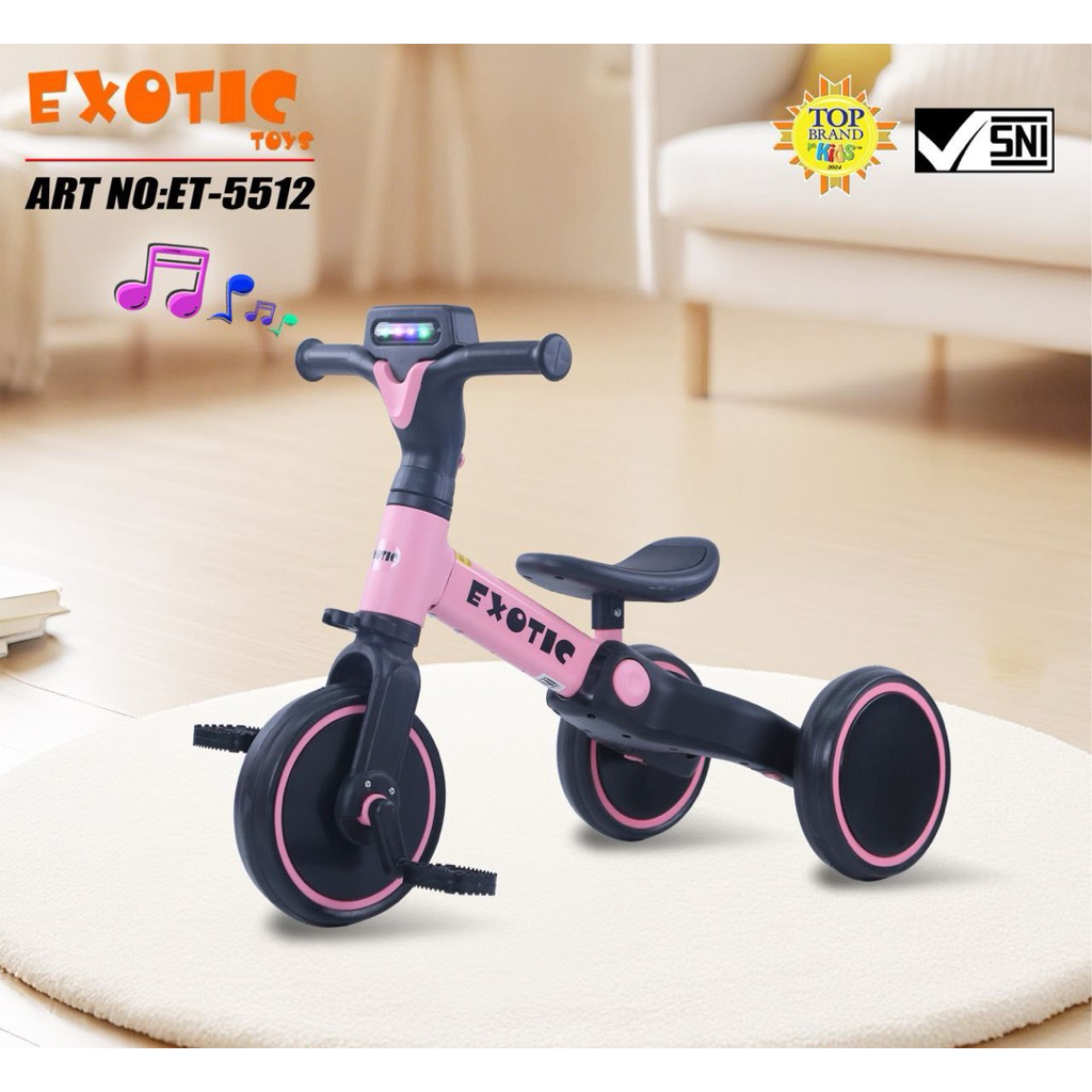SEPEDA ANAK RODA TIGA 3IN1 BALANCE BIKE AT7906 T207 nano AT7905 AT 7905 ET5511 ET 5511 AT 7906