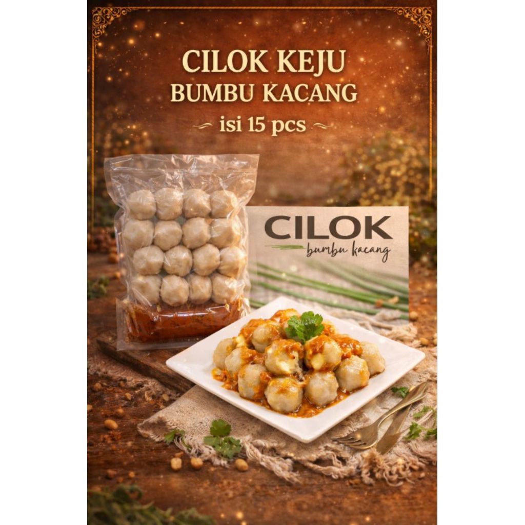 cilok/cilok keju/cilok bumbu kacang