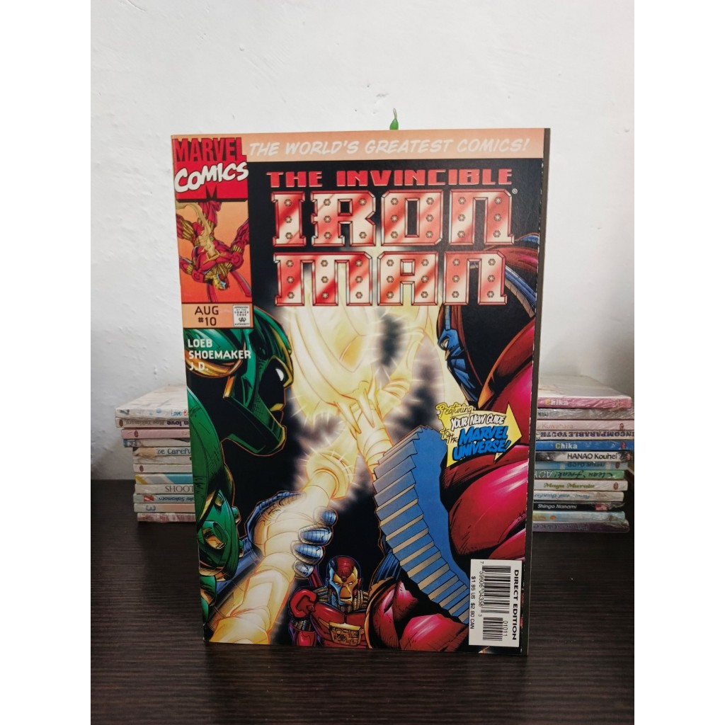 Komik Marvel The Invincible Iron Man #10 Aug Marvel Comics Vintage Comic Book Import Collector Editi