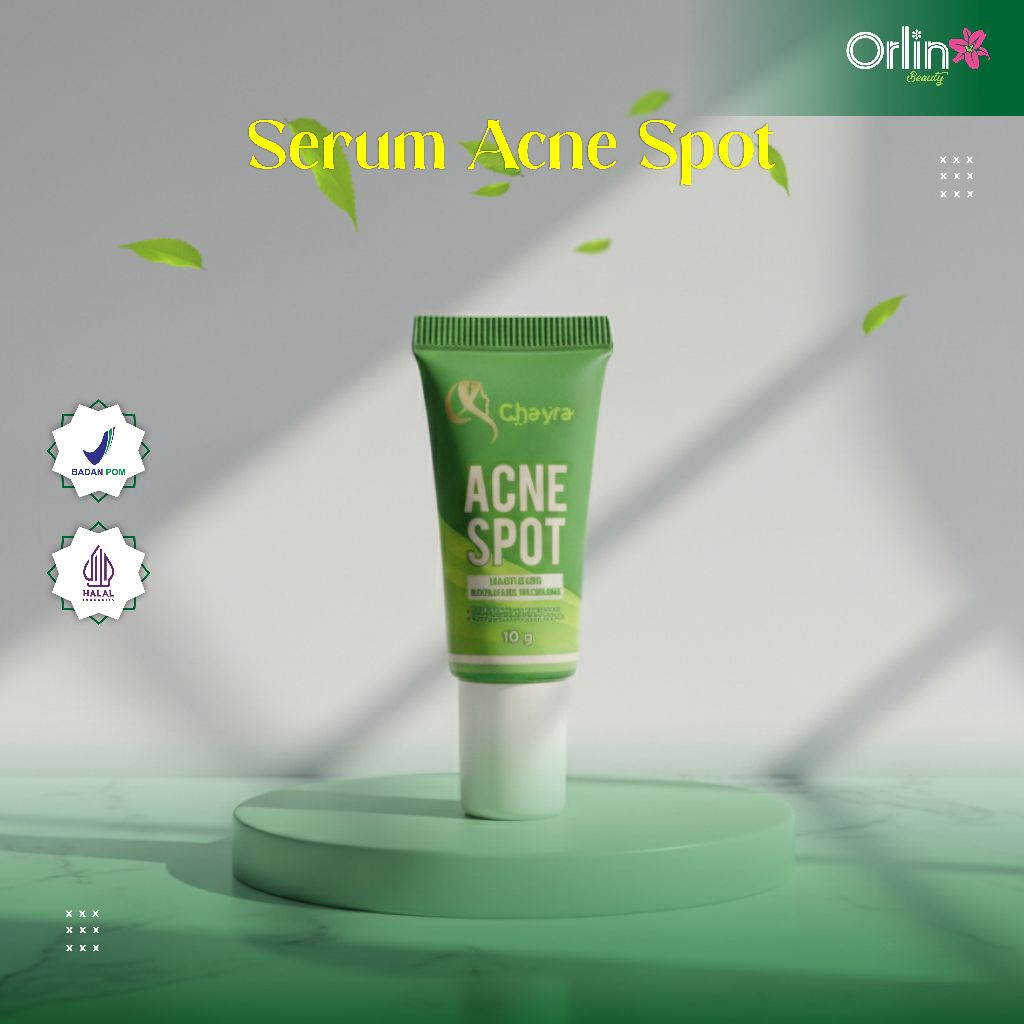 CREAM AMPUH PENGHILANG JERAWAT, BERUNTUSAN, MILIA ACNE SPOT BY CHAYRA