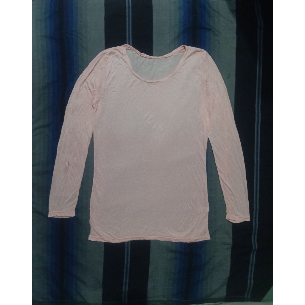 Longsleeve Uniqlo Heattech Pink SZ S/M