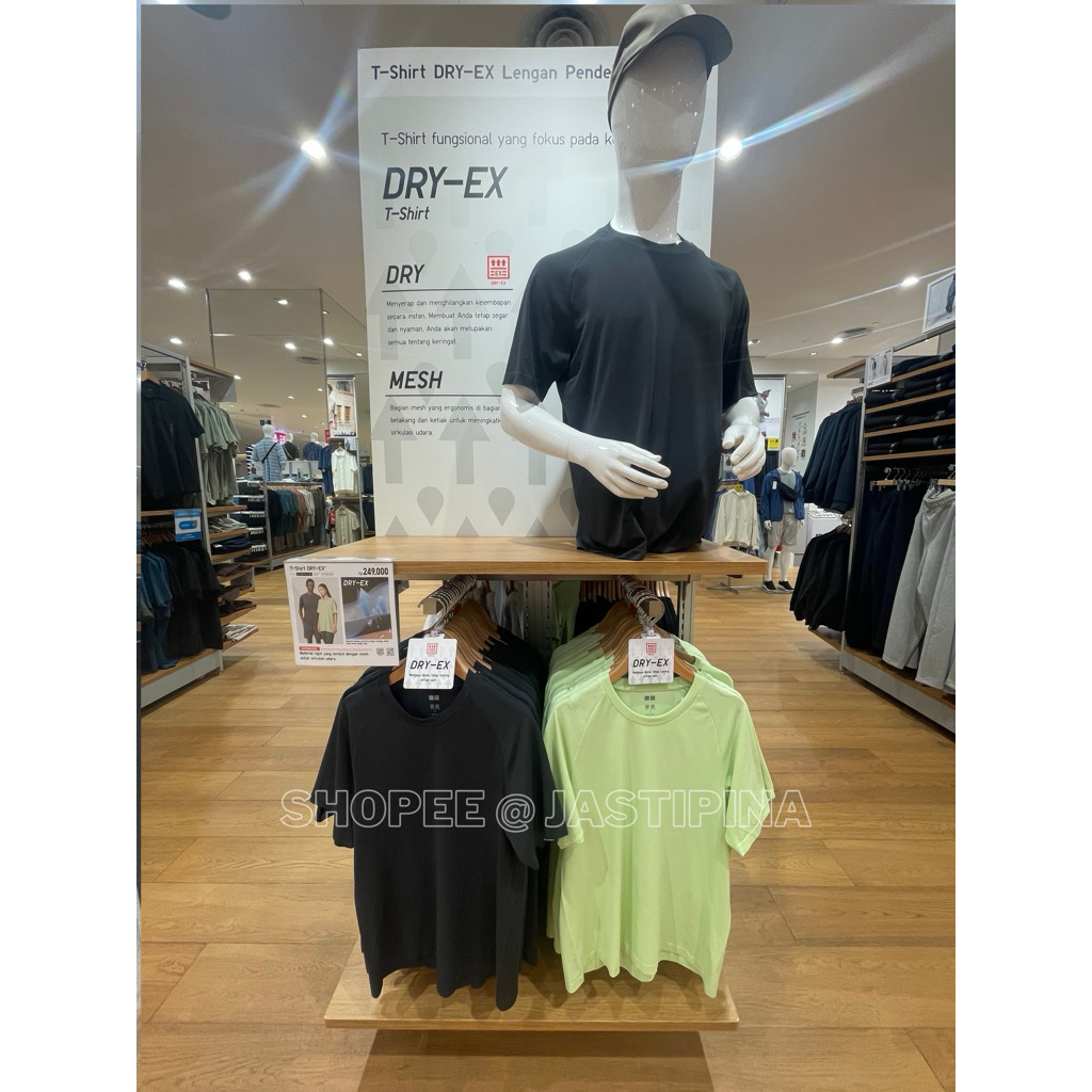 T Shirt DRY EX Pria UNIQLO JASTIP