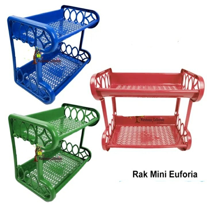 Rak Bumbu Dapur Serbaguna Plastik Murah 2 Susun / Rak Dapur / Rak Bumbu Plastik