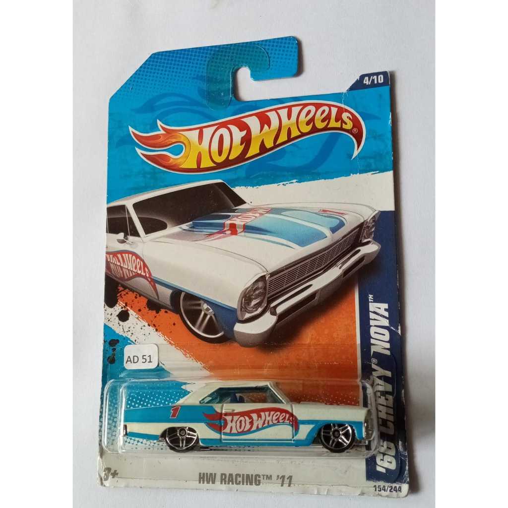 Hot Wheels - 66 Chevy Nova White HW Racing 11