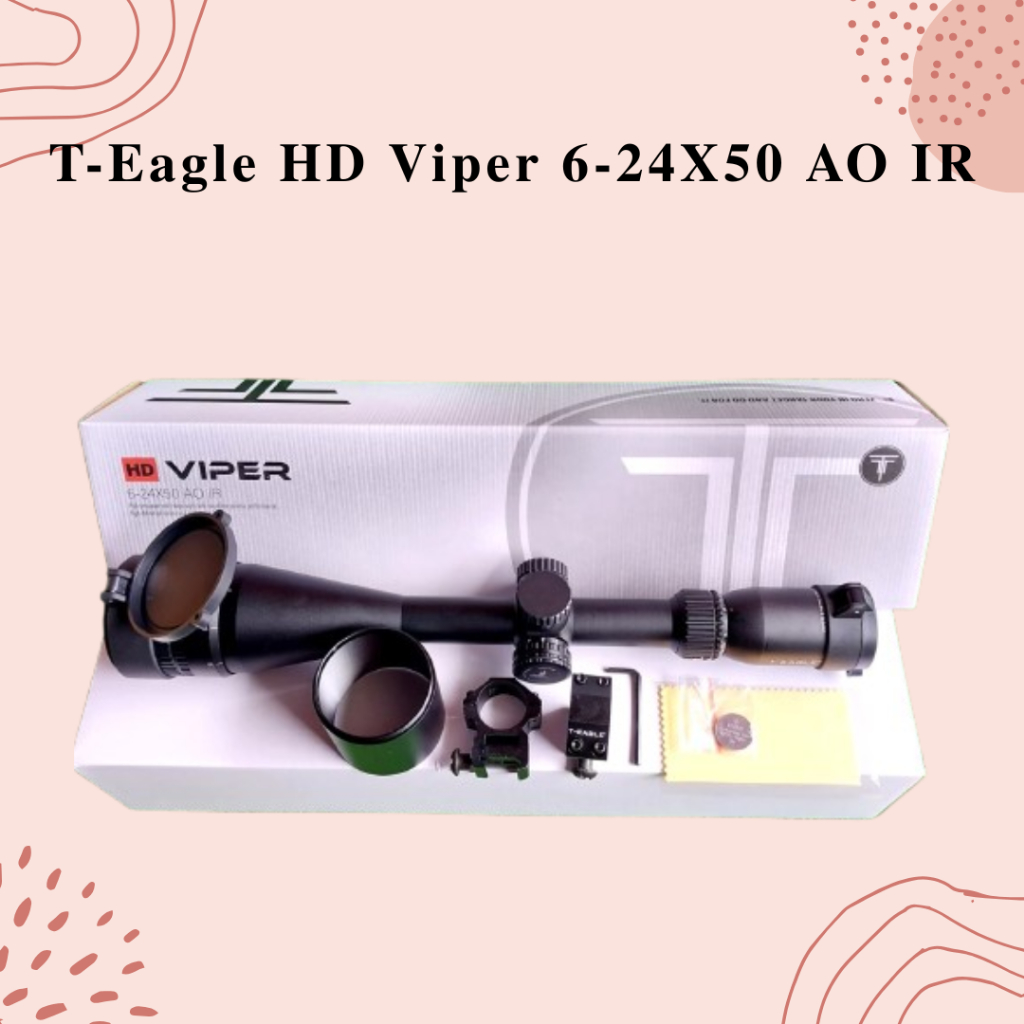 Teleskop T-Eagle Viper 6-24X50 AO IR- Telescope T_Eagle Terbaru
