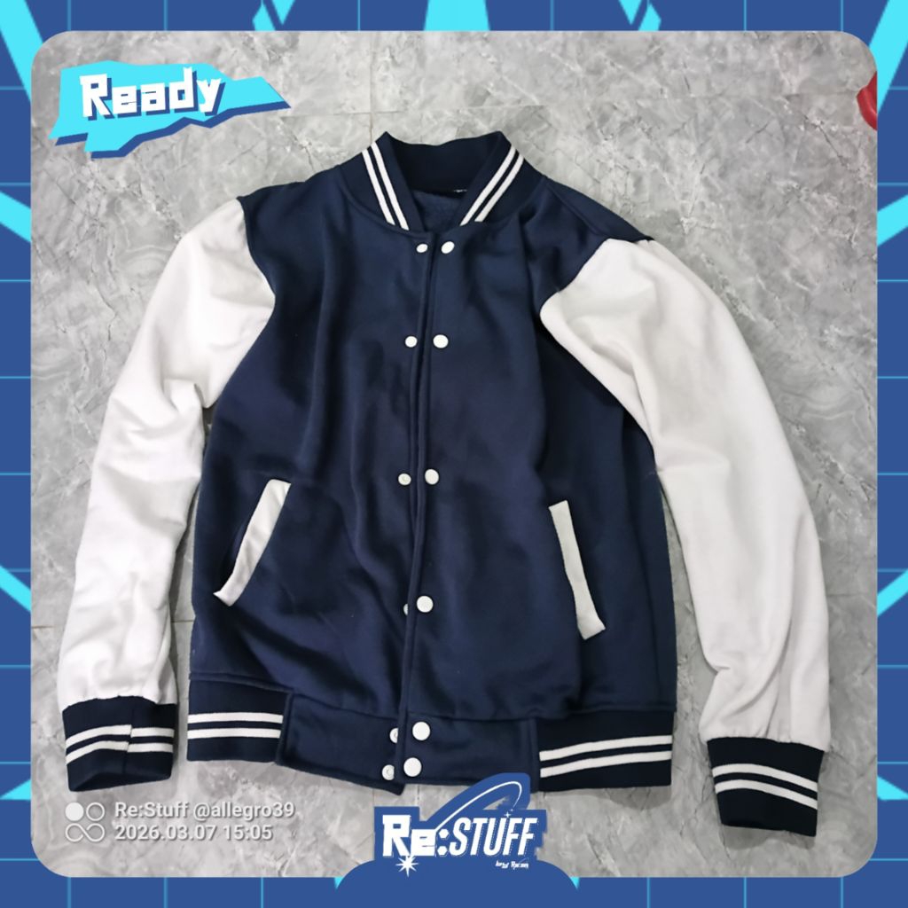 [BEKAS] Jakt Navy Varsity Pria - Size L