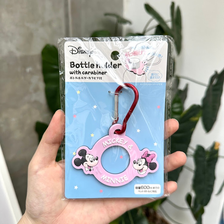 Bottle Holder Daiso Jepang Mickey Minnie Gantungan Serbaguna Gantungan Botol Minum Multifungsi Karak