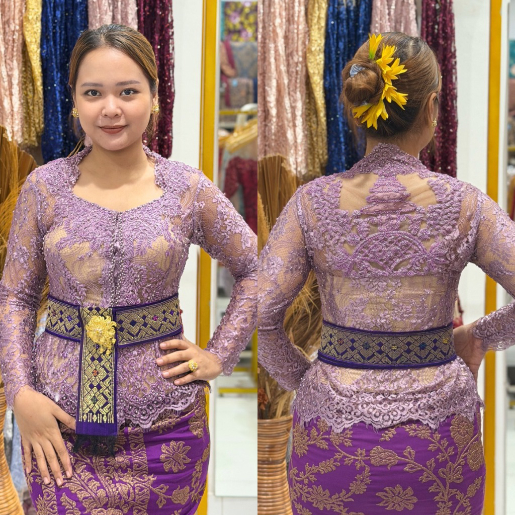 [PREMIUM] Kebaya Modifikasi Belakang Lukis Full Payet Seluruh Badan | Kebaya Bali | Kebaya Pengantin