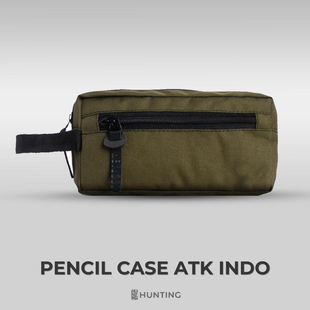 PENCIL CASE CUSTOM ATK INDO HUNTING TEMPAT PENSIL ATK GROSIR Tempat Alat Tulis Sekolah Custom Logo M