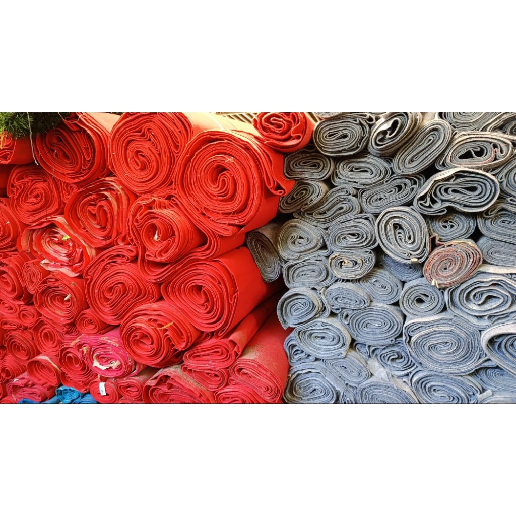 Karpet Bludru Ukuran 5m x 2m Karpet Masjid/ Karpet Dekorasi Panggung Murah