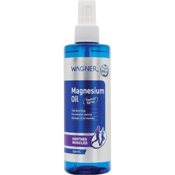 Wagner Magnesium Oil Spray 250ml – Magnesium Spray untuk Otot & Relaksasi/Kram/Pegal