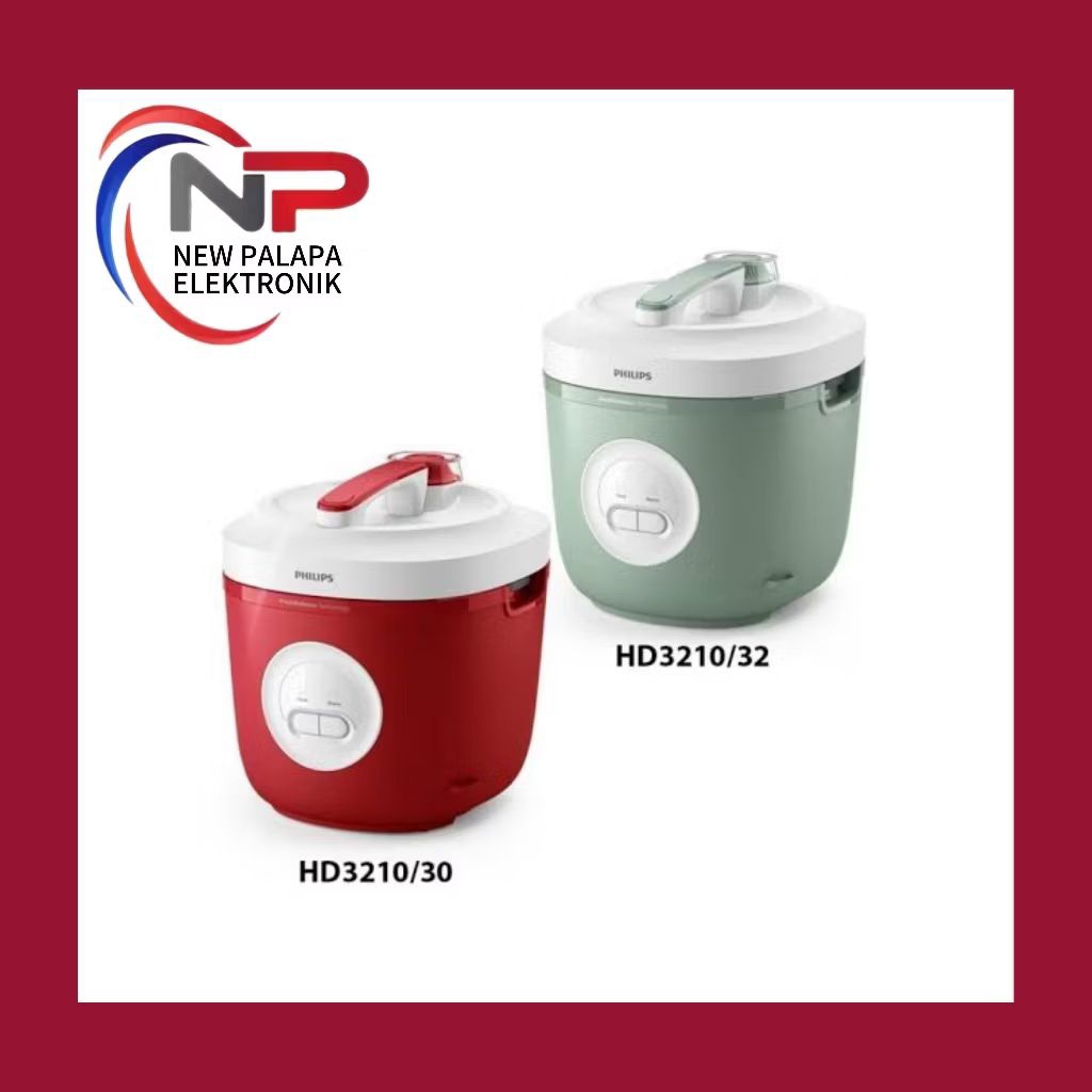 RICE COOKER PHILIPS HD-3210 / PENANAK NASI PHILIPS 2 LITER / MAGIC COM PHILIPS 2LITER
