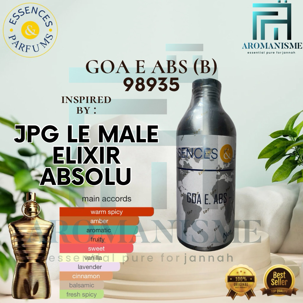 Bibit Parfum Essences Goa E ABS Grade B 50ml / 100ml
