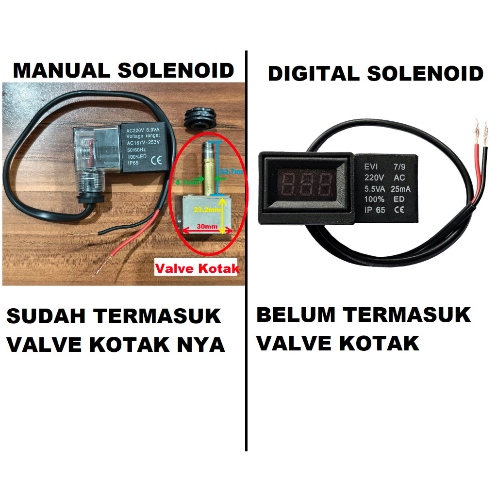 SOLENOID VALVE OTOMATIS KOMPRESOR OILLESS PRESSURE SWITCH COMPRESSOR