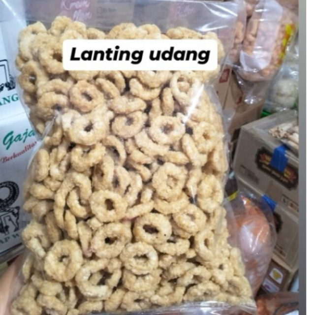 1 kg lanting udang slondok udang lanting rasa udang