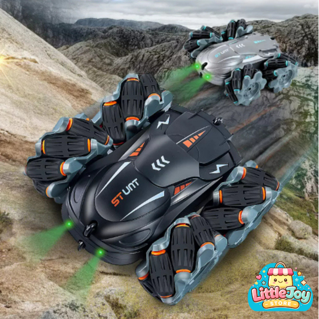 Stunt Car RC Mobil Remote Control 360° Stunt Elves – Mainan Anak Bisa Berputar Drift Off Road RC Car