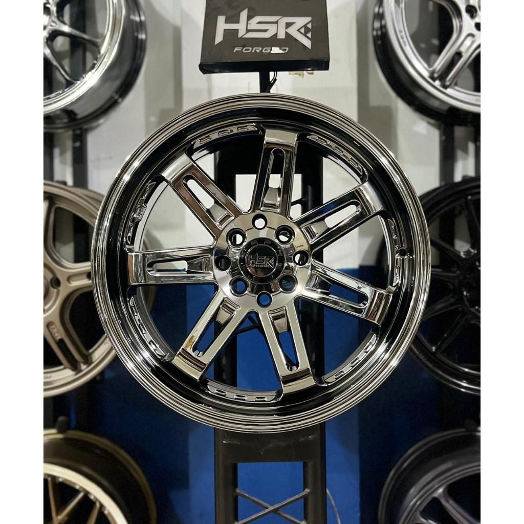 velg ring 17 black chrome Raize Rocky Jazz City Avanza Xenia Livina dll HSR DAIMON R17