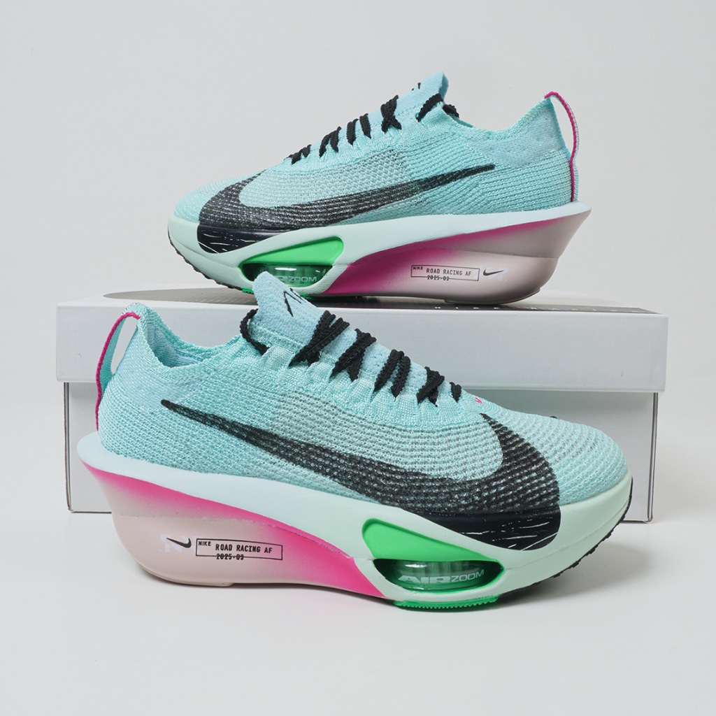 Sepatu Running Casual Colorful Nike Air Zoom Alphafly NEXT% 3 'Glacier Blue Mint Foam' Unisex