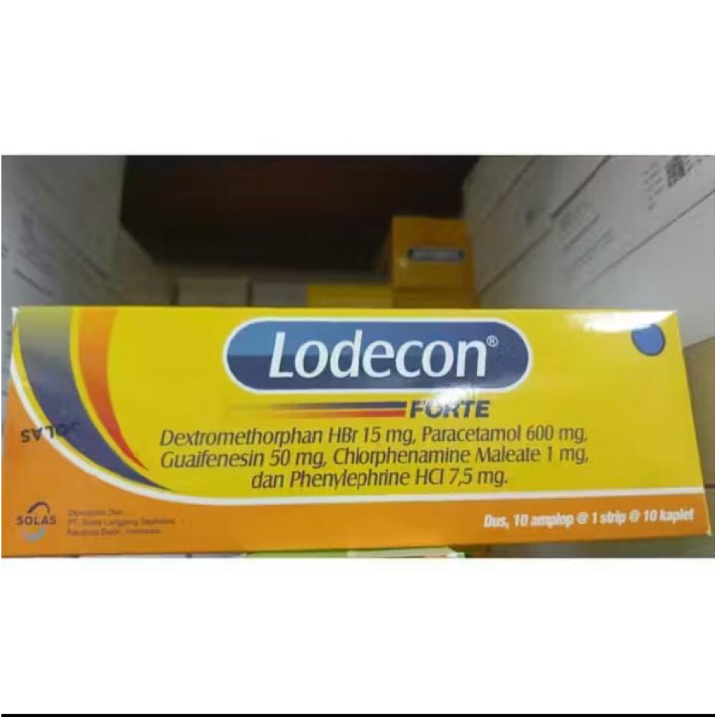 Lodecon forte tablet perbox isi 100 tablet