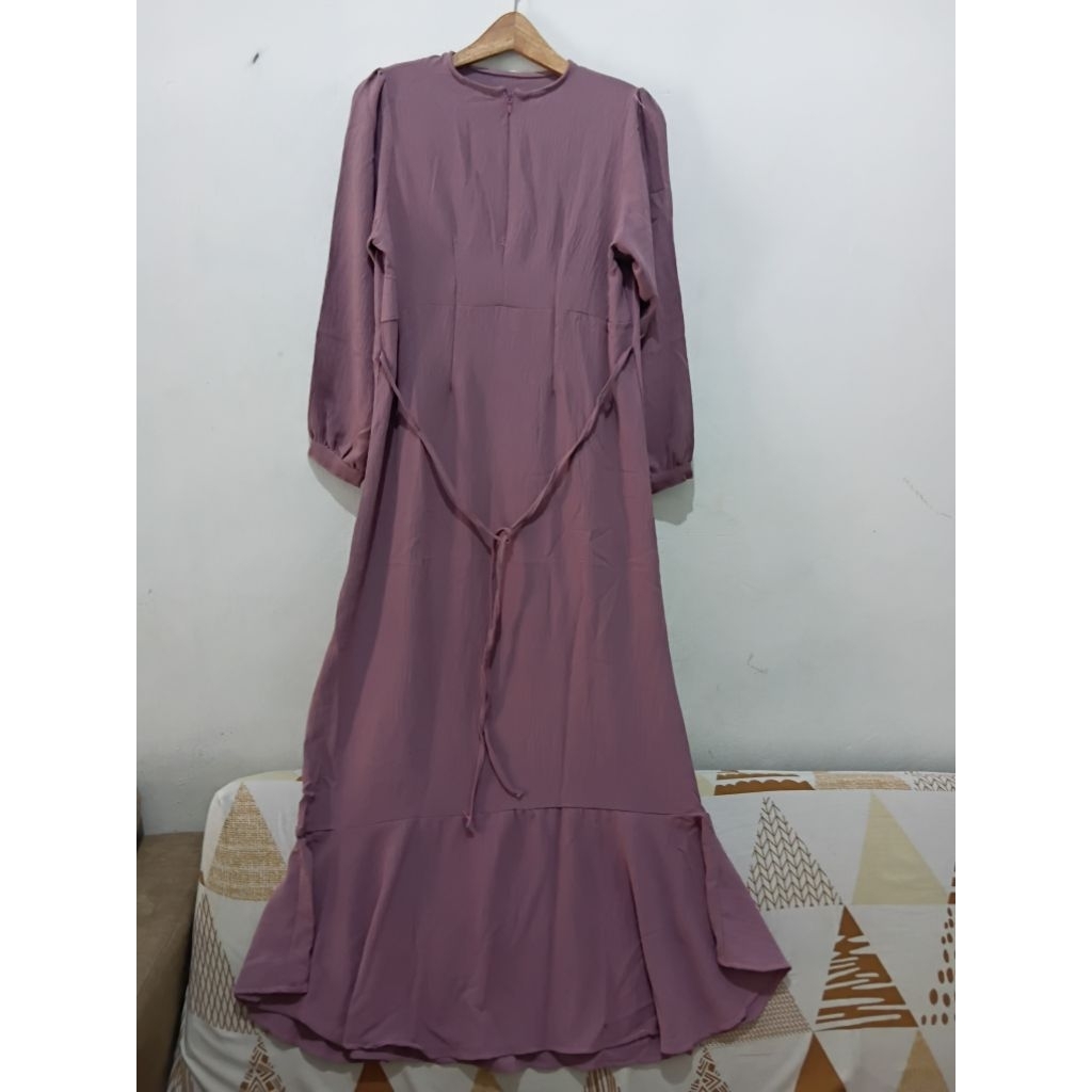 Gamis Bahan Crinkle