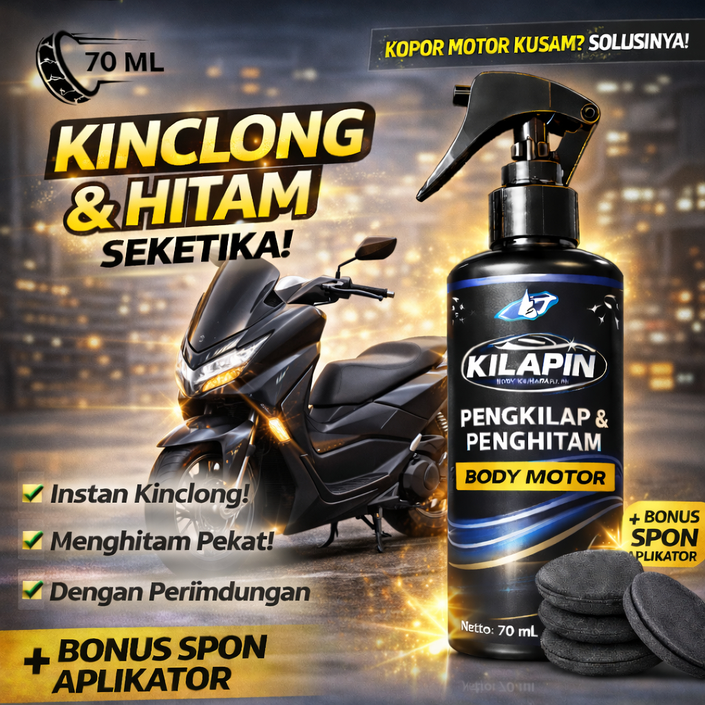 Pengkilap Body Kasar Motor Glossy Pengkilap Body Mobil Pengkilap Cat Motor Mobil By Kilapin