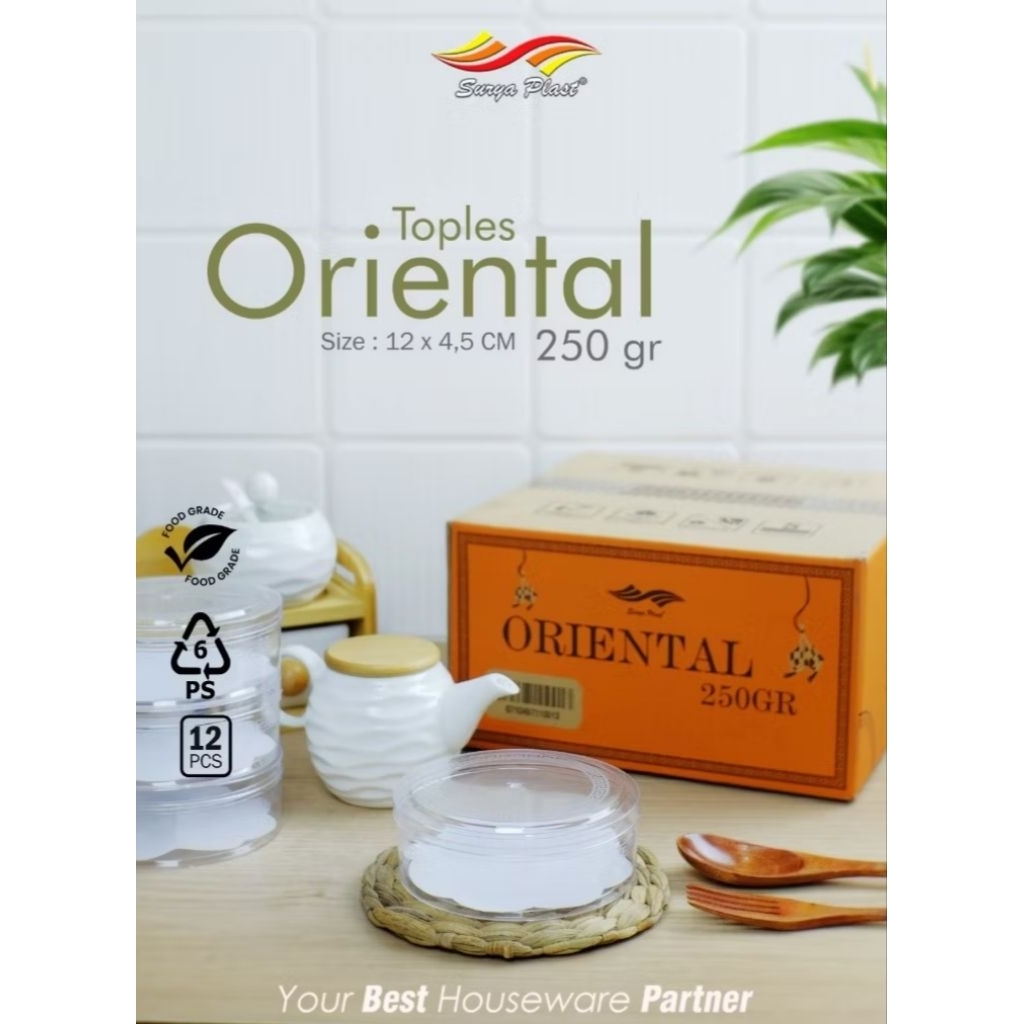 12pcs(1lusin)Toples Oriental 250gram/500gram/Toples nastar/Toples Lebaran/Toples Mika