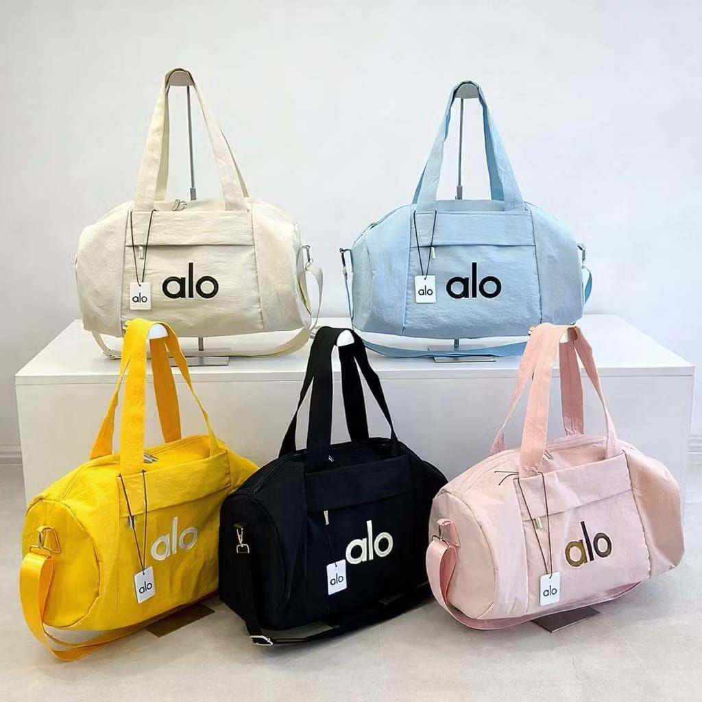 Tas AL0 Duffle Speedy Fashion Pria Wanita Tas Olahraga Yoga Gym Padel Senam Bahan Parasut Import