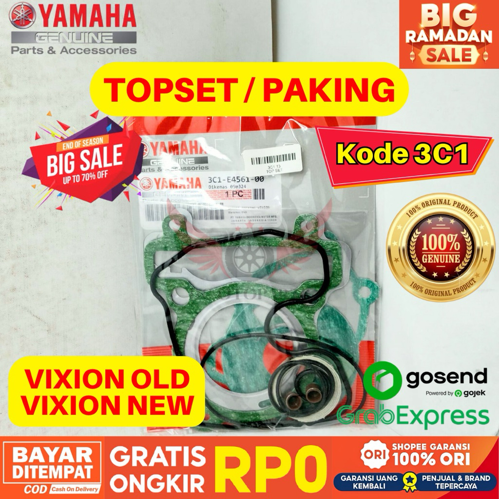 3C1 TOPSET VIXION ORIGINAL YAMAHA, TOPSET VIXION OLD, TOPSET VIXION NEW, TOPSET VIXION ASLI, TOPSET 