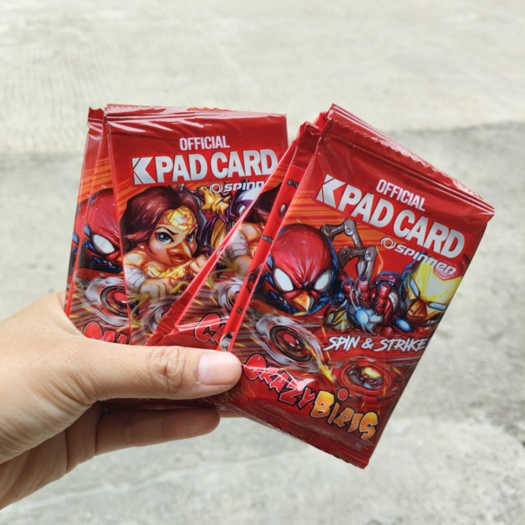 10pcs / kpad card spinner / kpad karoman crazy birds / alas karoman crazy birds