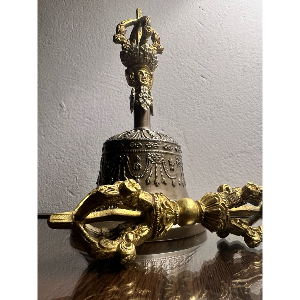 Vajra Bell Dorje, Lonceng Genta Bajra Vajrayana (High Quality)