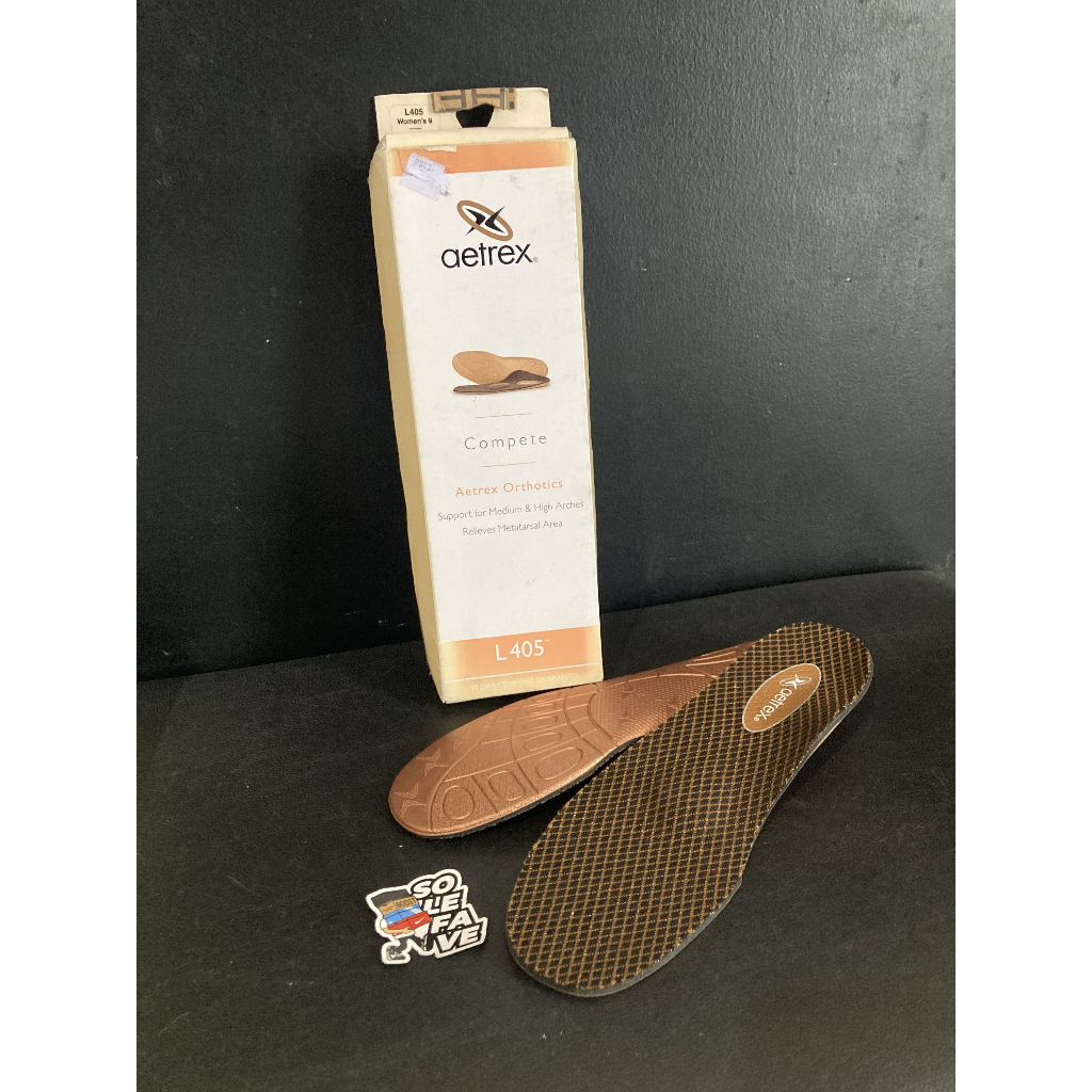 INSOLE AETREX L405W SPORT CUPPED NEUTRAL SUPPORT ORIGINAL