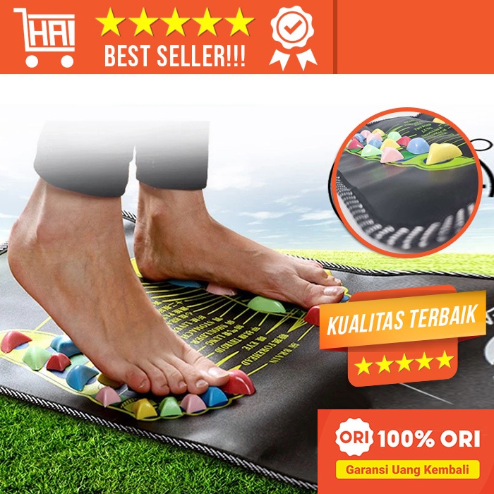 [ORIGINAL] Karpet Pijat Refleksi Kaki Akupuntur Sunvo - Terapi Stroke & Melancarkan Darah Lansia