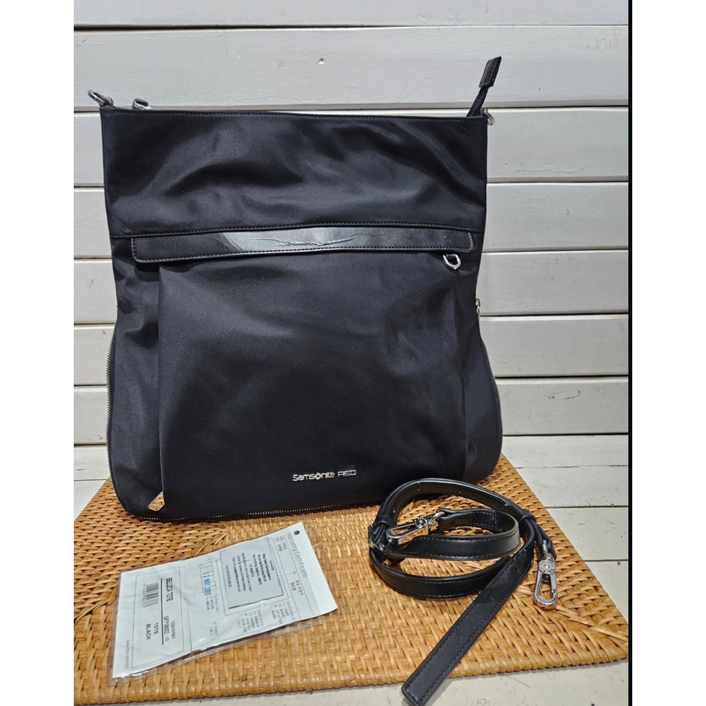 Samsonite red backpack preloved