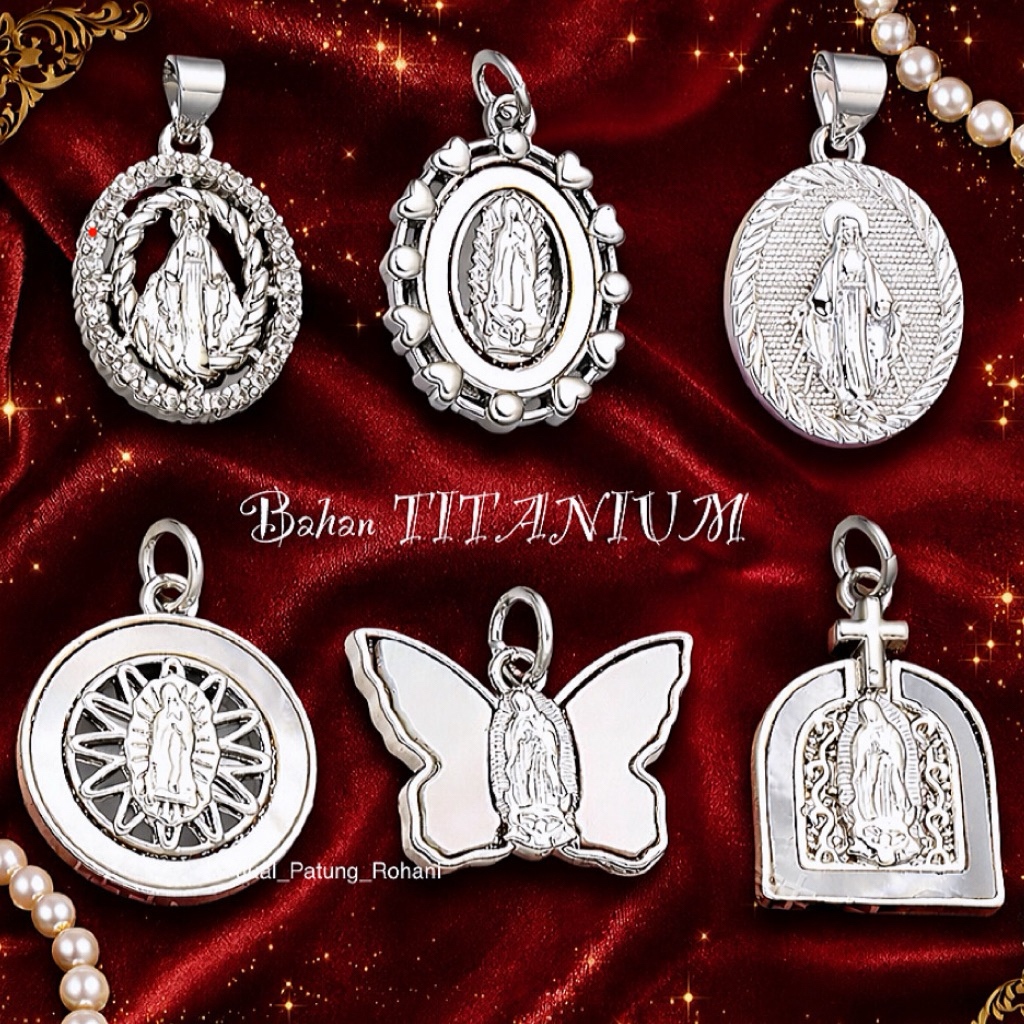 Liontin Bunda Maria Titanium