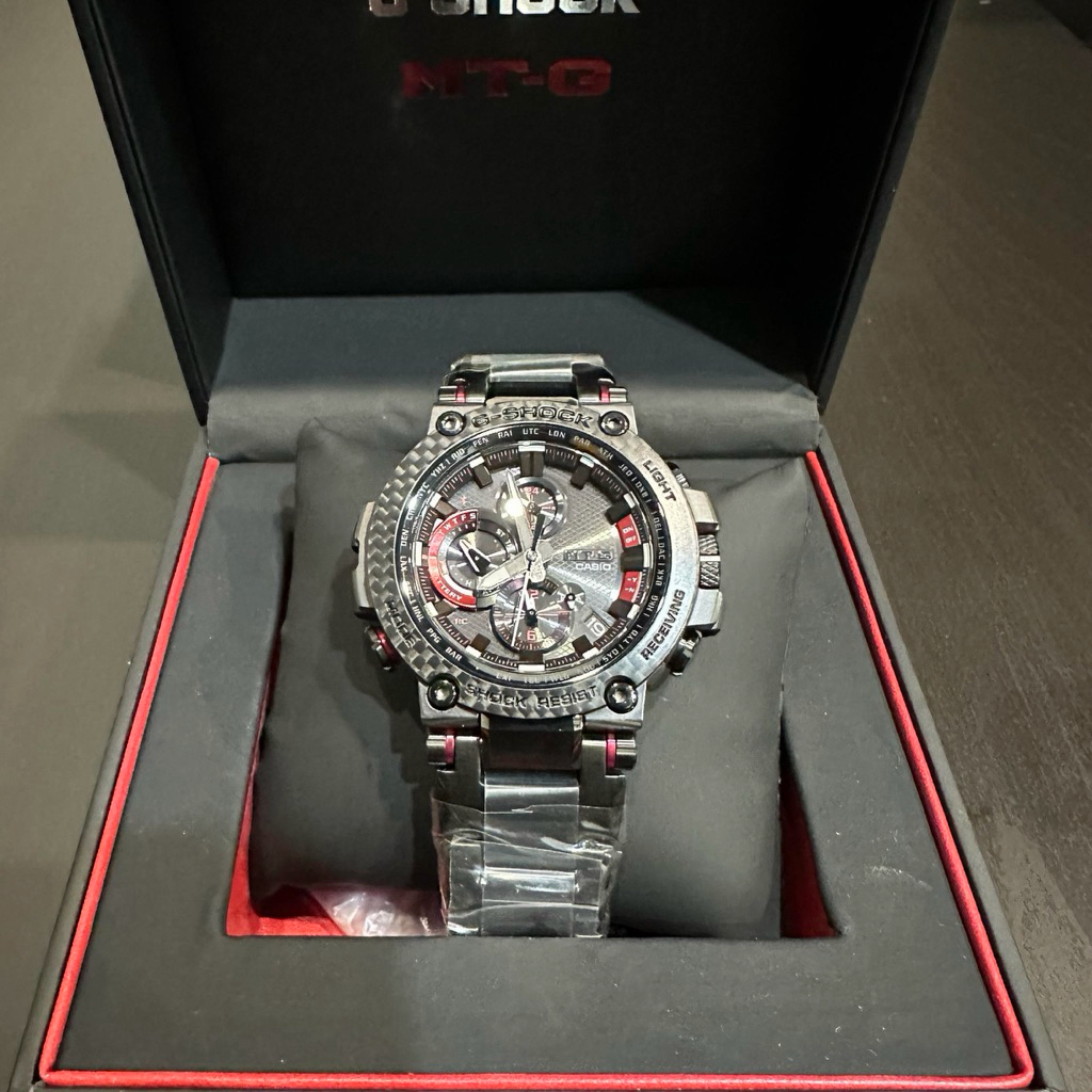 Casio Gshock MTG B1000XBD-1A Carbon Bezel Metal Brachlet
