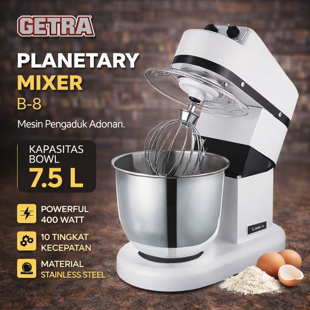 Planetary mixer roti GETRA B8