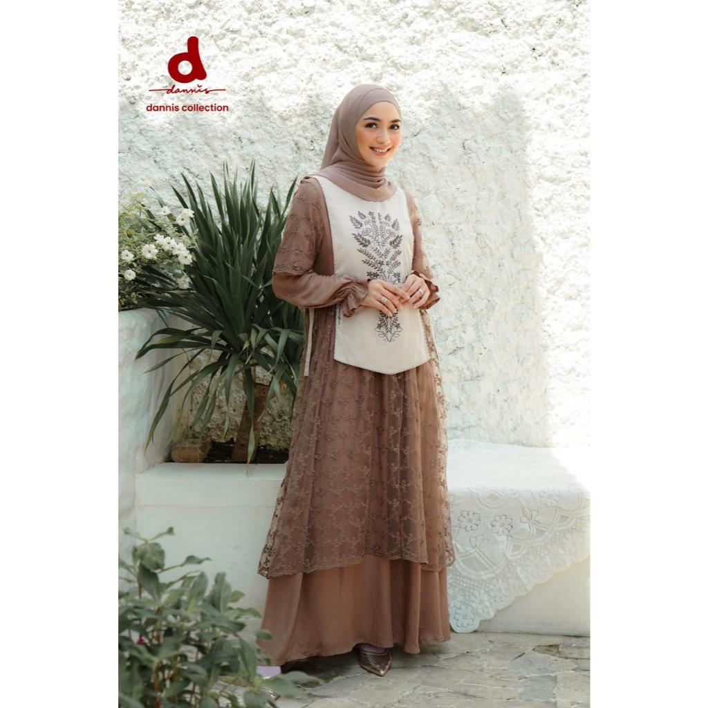 Baju Dannis Terbaru Abaya Dewasa Sarimbit Couple Keluarga D' REYNA Size XS, XL