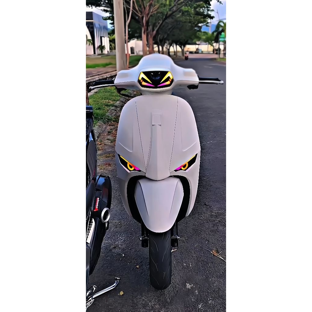 lampu biled Scoopy custom Stylo/vespa 2013-2016