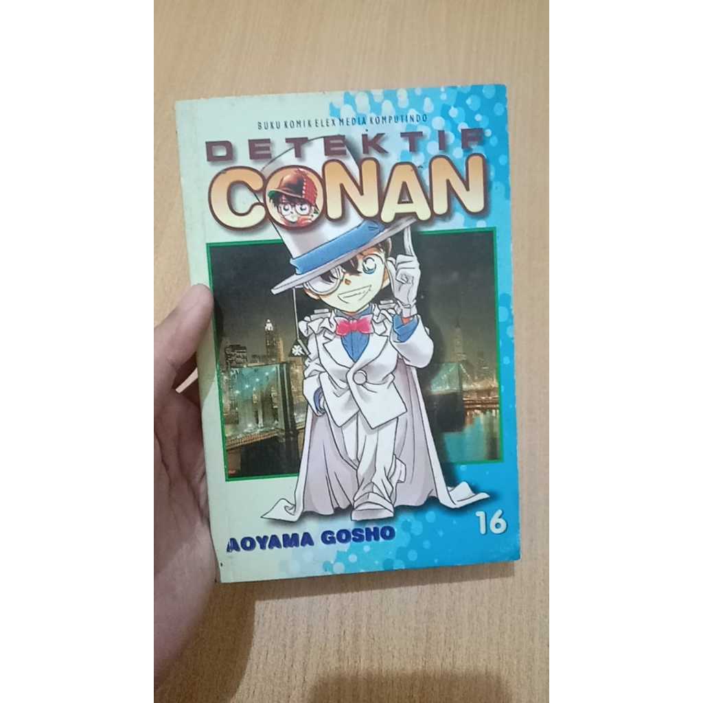 Komik Detektif Conan 16 by Aoyama Gosho - Cover Berwarna Buku Anak Remaja
