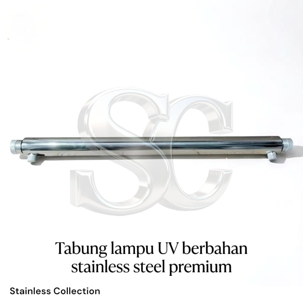 Tabung lampu UV  Stainless kaca 10 GPM