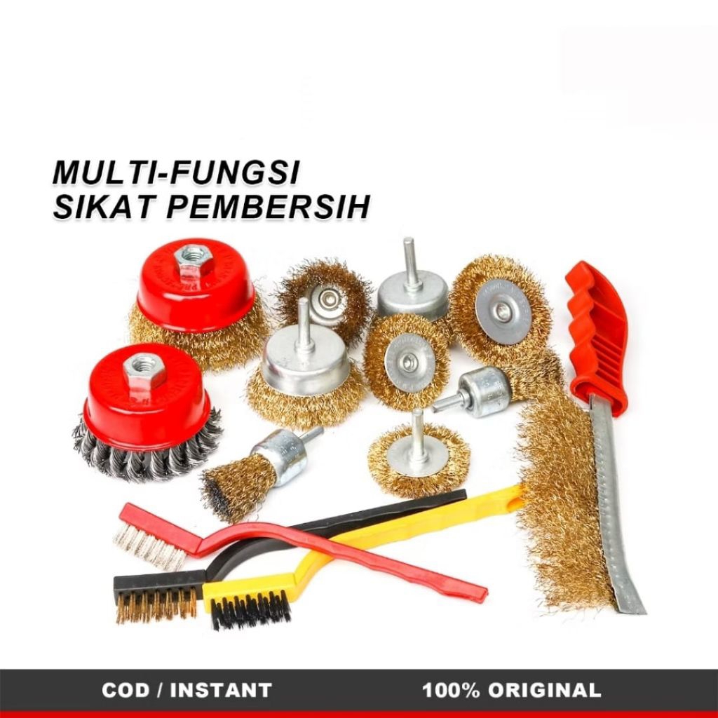 Sikat Kawat Pembersih Serbaguna Cup Brush Mata Bor Sikat Kawat