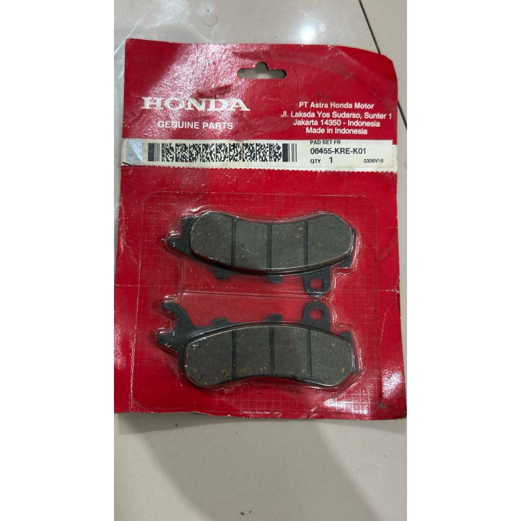 Kampas Rem Depan Honda PCX 150 160 ABS Vario 110 Lama CRF150 Ori