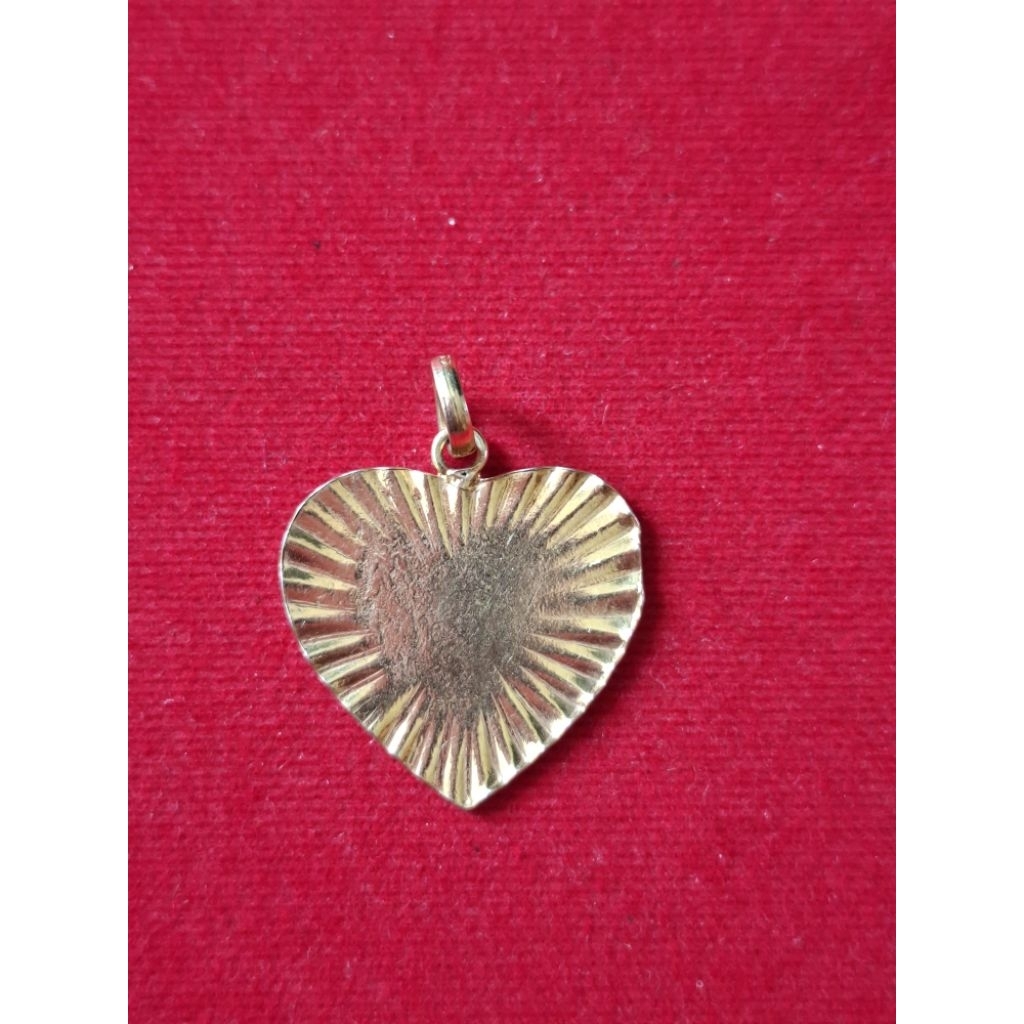 liontin emas mudah love besar (2gram