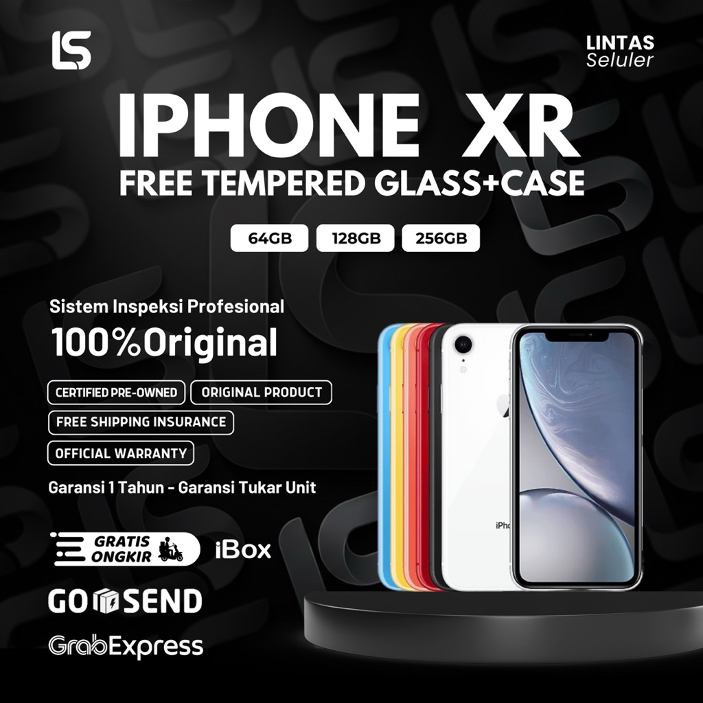 Apple iPhone XR 64GB / 128GB / 256GB Garansi Resmi Indonesia Original Apple – Lintas Seluler